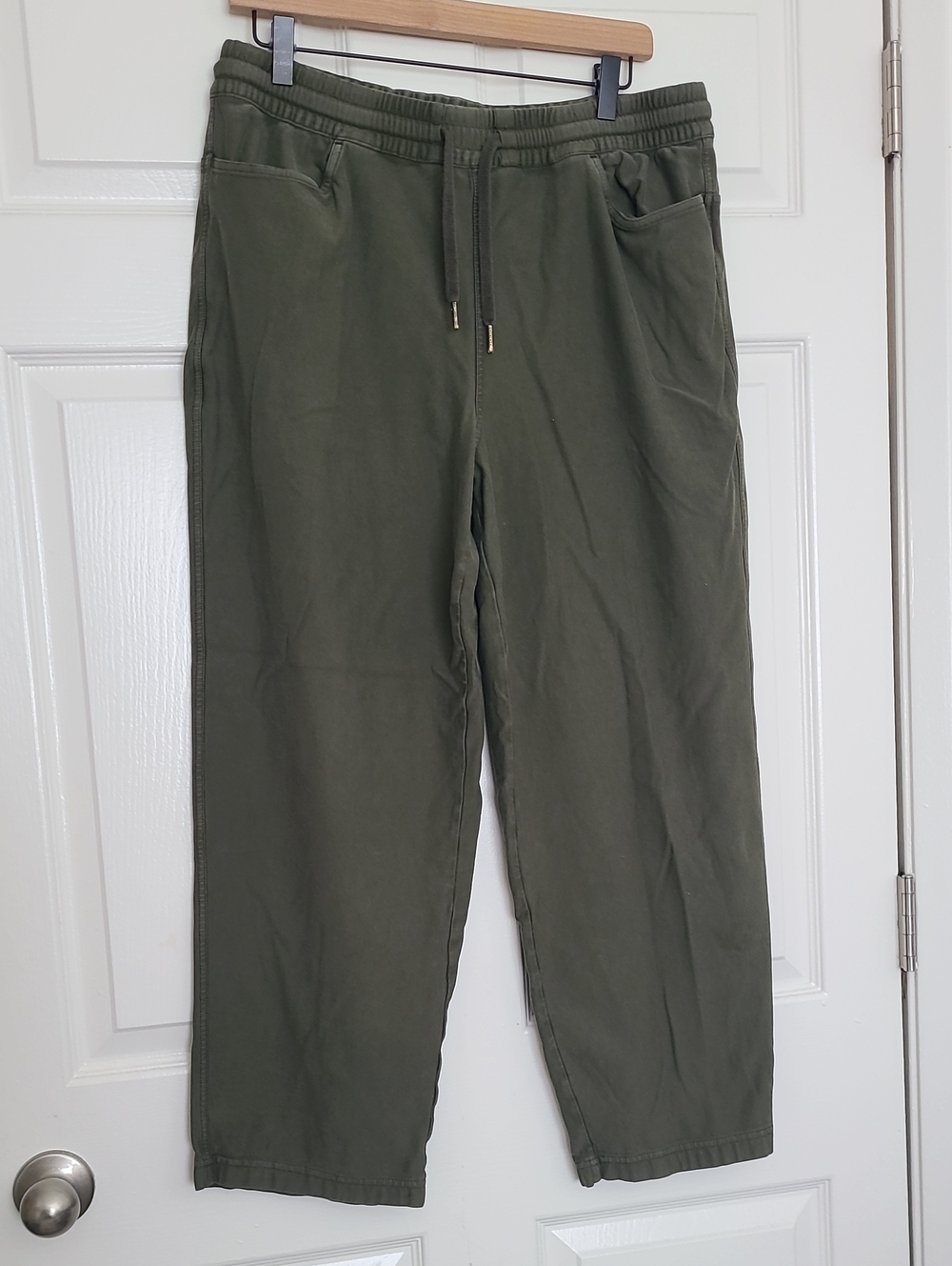 Athleta Olive Green Drawstring Joggers